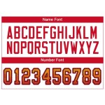 Custom Gold Scarlet-Black Mesh Drift Fashion Football Jersey